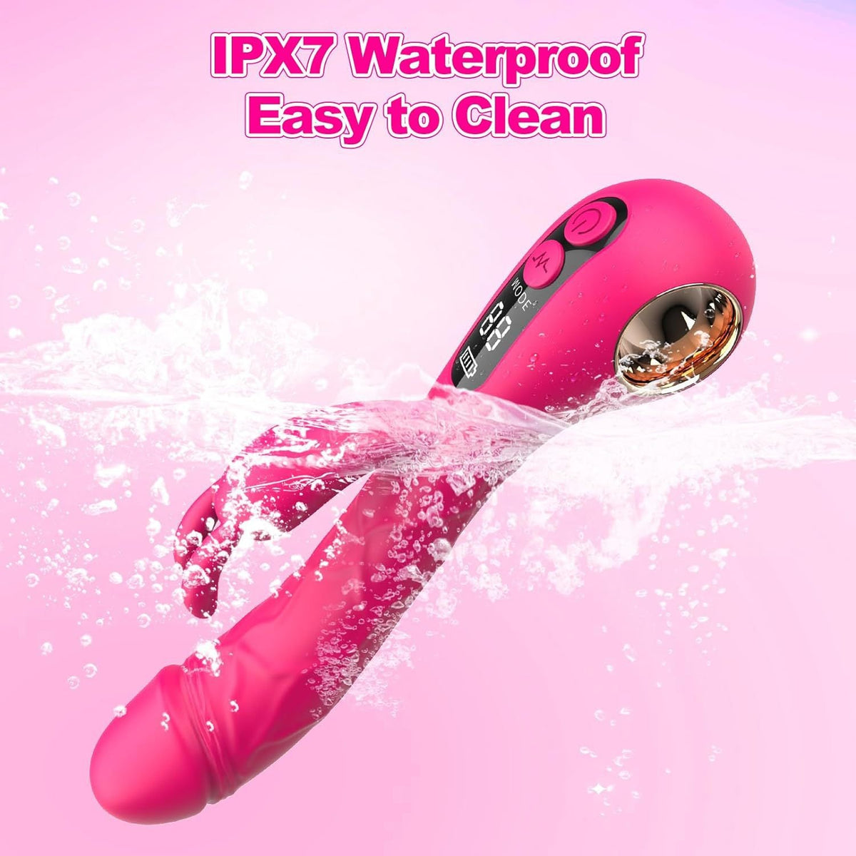 Dual Stimulation Rechargeable Rabbit Vibrator