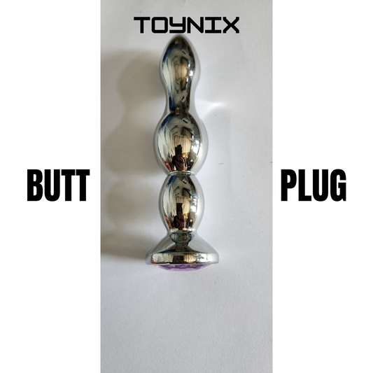 Butt Plug - Anal Plug Design C Smooth Solid Metal